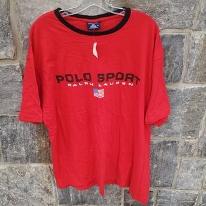 Ralph Lauren Red Polo Sport Tee